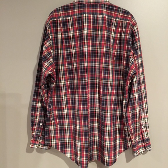 Ralph Lauren plaid cotton dress shirt - Picture 4 of 5